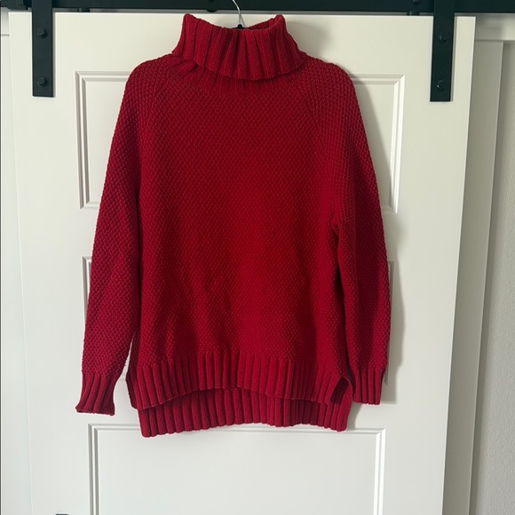 Patagonia Sweaters - Patagonia Off Country Cozy Red Turtleneck Sweater